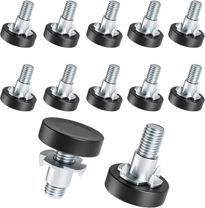 1/4" Thread Leveling Feet, Threaded Screw-in Table Feet