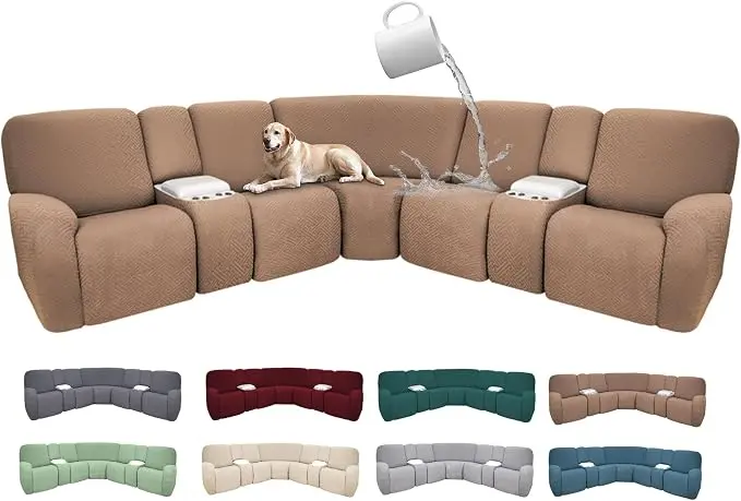 100% Waterproof Sectional Recliner Couch Covers