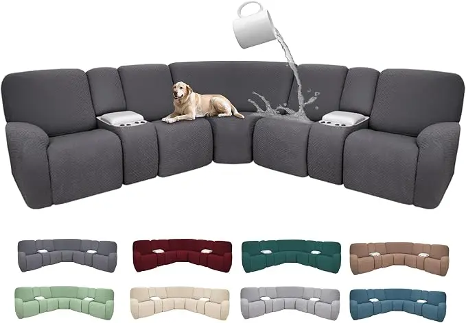 100% Waterproof Sectional Recliner Couch Covers
