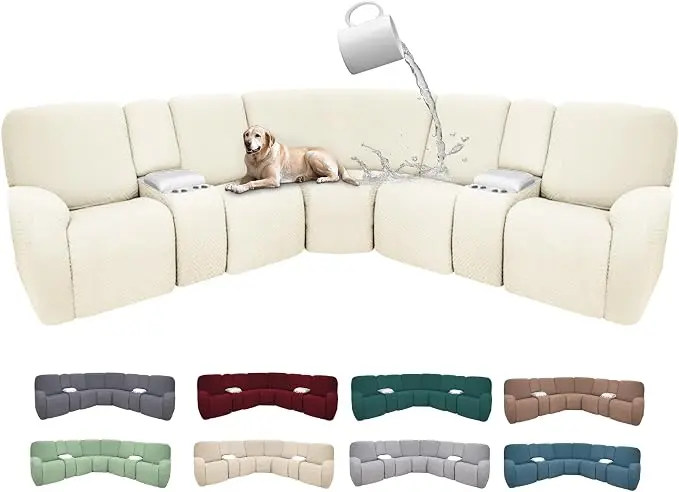 100% Waterproof Sectional Recliner Couch Covers