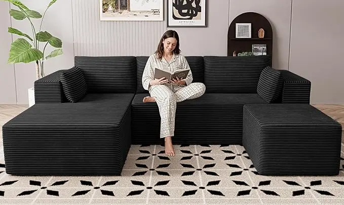 106" Cloud Sectional Boneless Couches