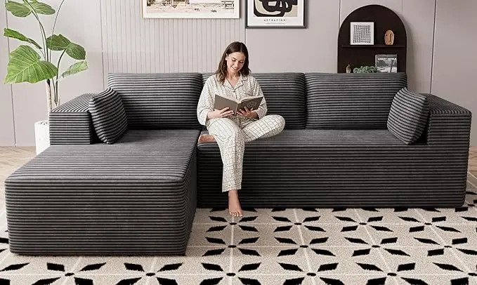 106" Cloud Sectional Boneless Couches