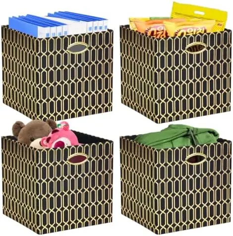 11x11x11 Foldable Fabric Storage Cube Organizer Bins Cubby Baskets