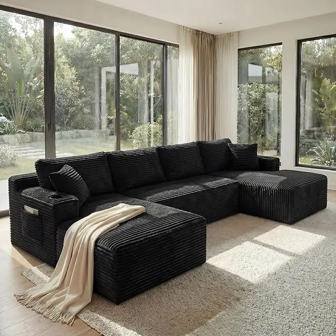 133" Oversized Cloud Boneless Sofa Couch