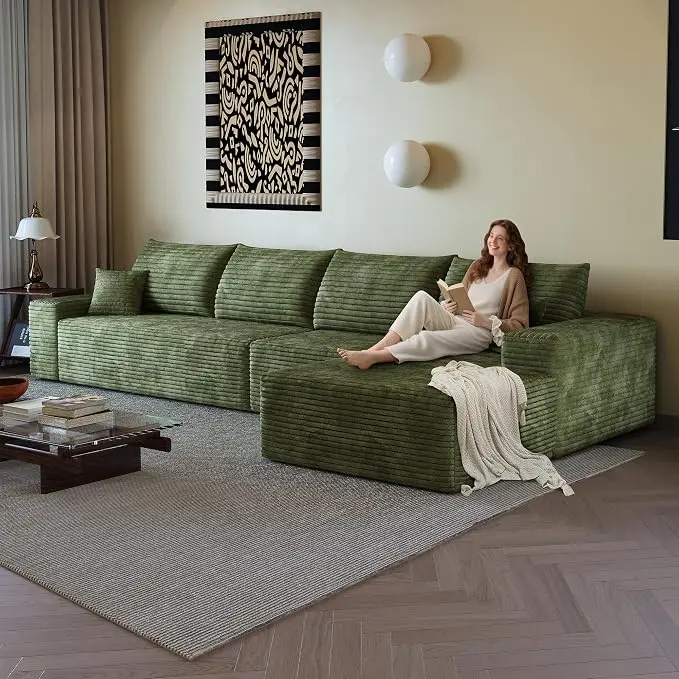136" Sectional Couches for Living Room Cloud Couch Sofa