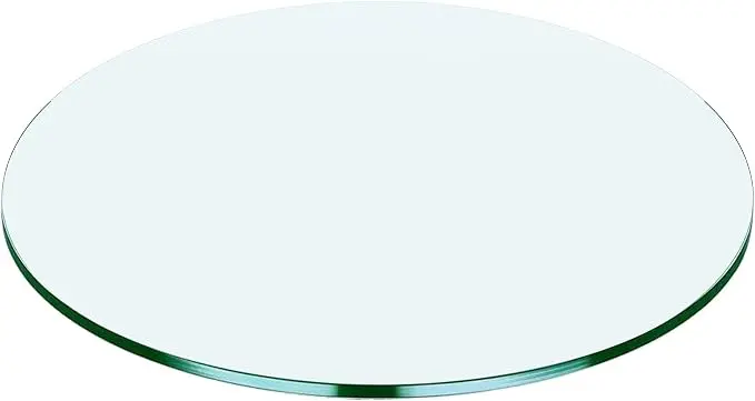 18" Round Tempered Glass Table Top