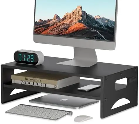 2-Tier Monitor Stand Riser for desk