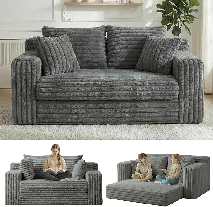 3-in-1 Convertible Sofa Bed
