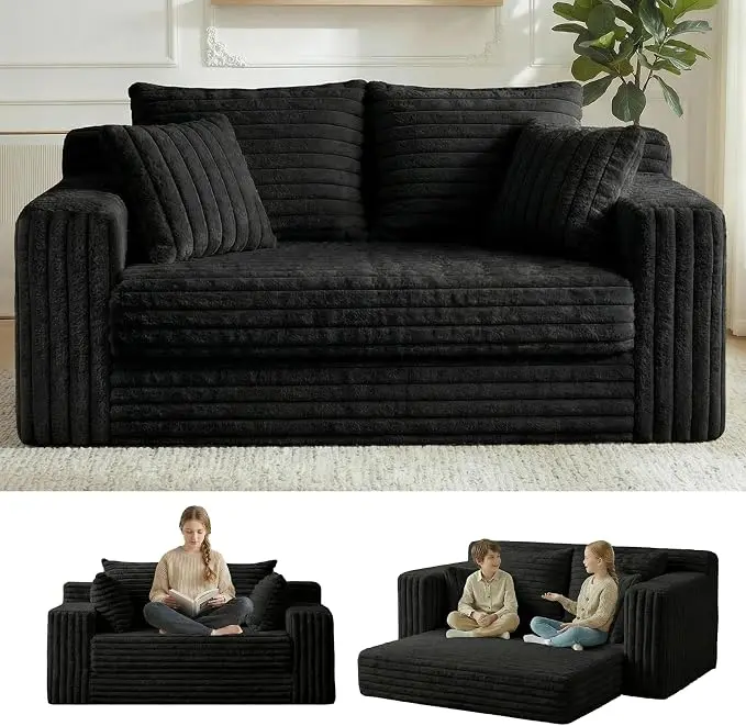 3-in-1 Convertible Sofa Bed