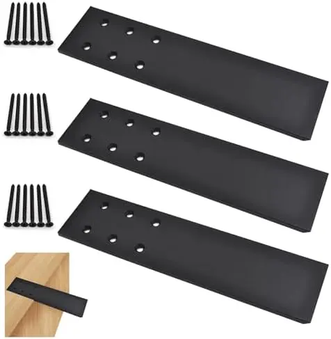 3 Pack 14 Inch Countertop Support Bracket, Granite Brackets