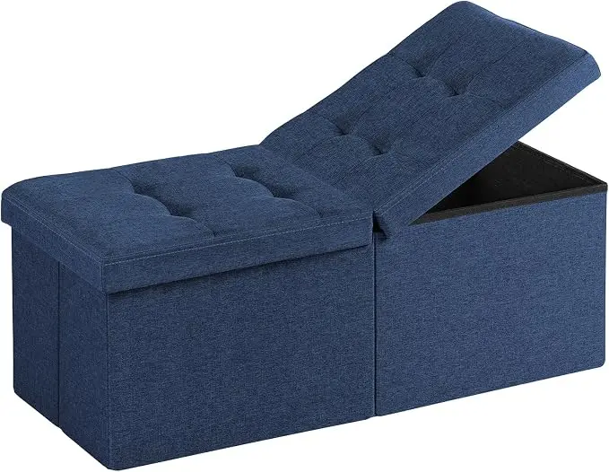 35-INCH Storage Ottoman Bench, Footrest