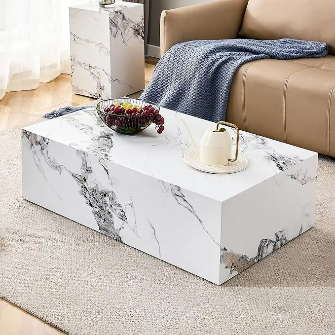 39.3'' Marble Coffee Table