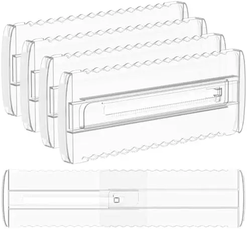 4 Pack 4" High Drawer Dividers for Clothes, 10.2"-16.5" Expandable