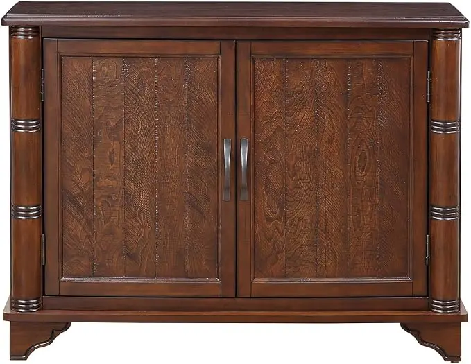 40" Solid Wood Buffet Storage Cabinet, Vintage Console Table