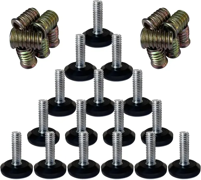 5/16" Threaded Leveling Feet Screw On