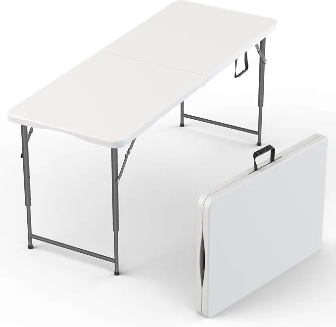 5.5 Feet ADJUSTABLE Foldable Table