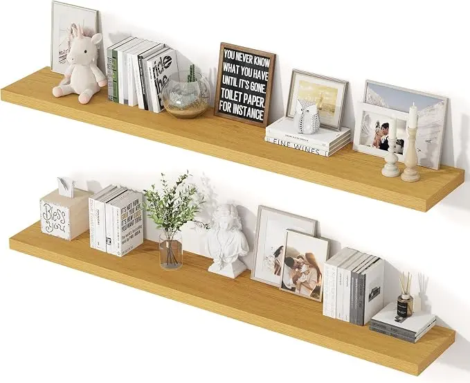 55 Inch Floating Shelves, 12 Inch Deep Floating Shelves