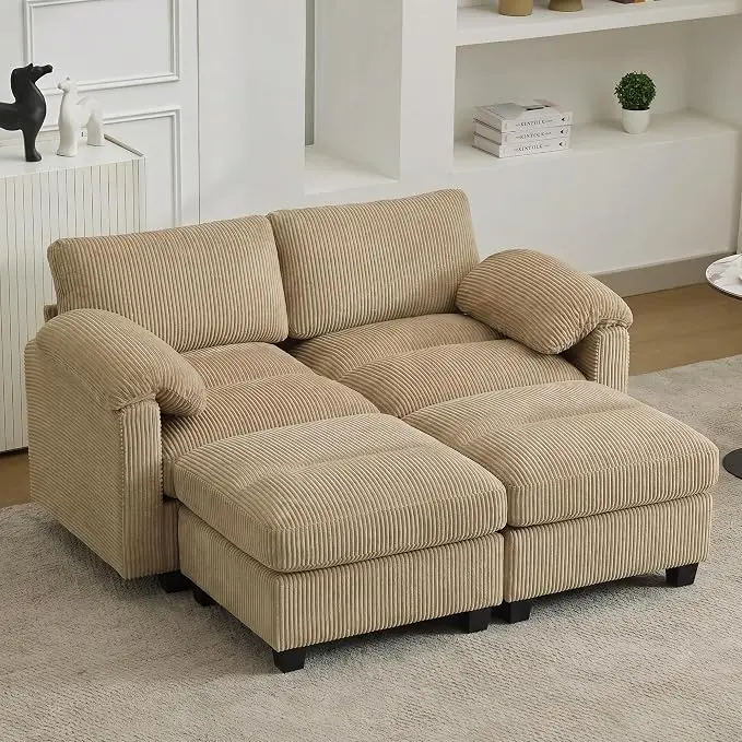 61'' Modular Loveseat Sofa