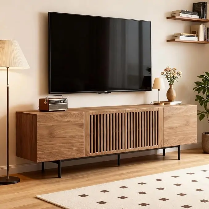 70.87" Mid-Century Modern TV Stand, Entertainment Center