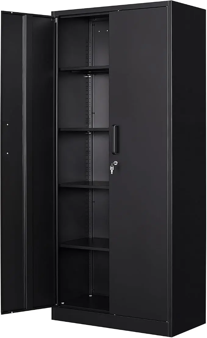 72" Tall Metal Storage Locking Cabinet