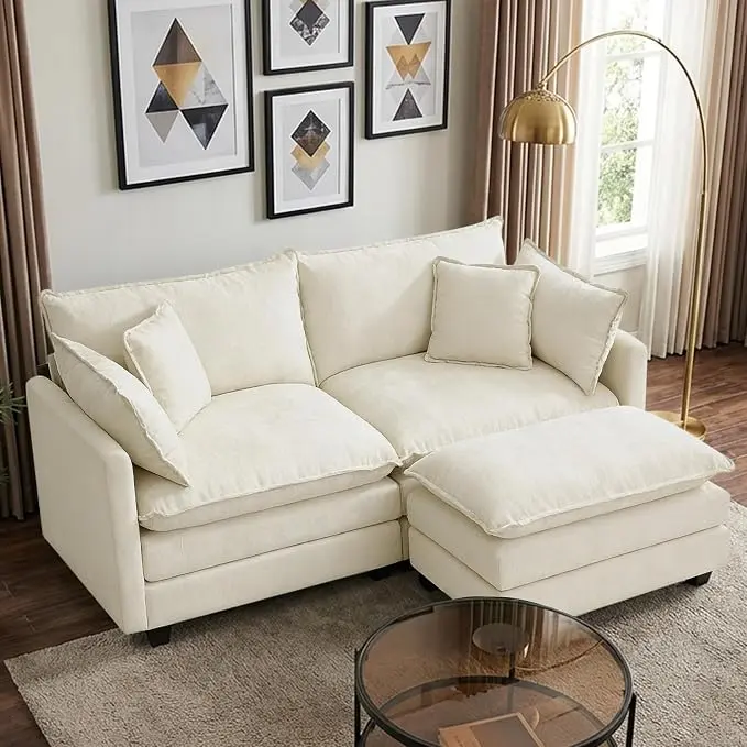 78” Modular Sectional Sofa, L Shaped Cloud Couch