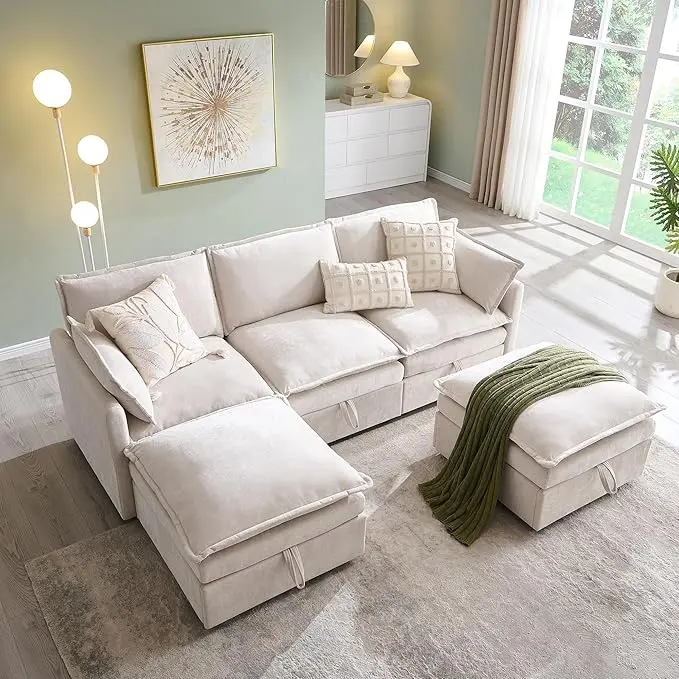 85.83" Modular Sectional Cloud Couches