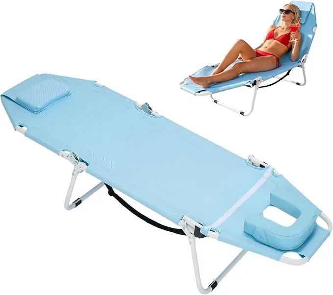 ABORON 2-in-1 Tanning Chair