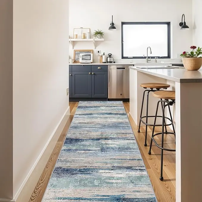 Abstract 3x10 Runner Rug Hallway