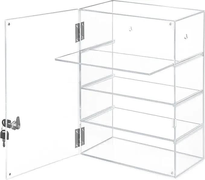 Acrylic Display Case with Lock – Acrylic Storage Chest
