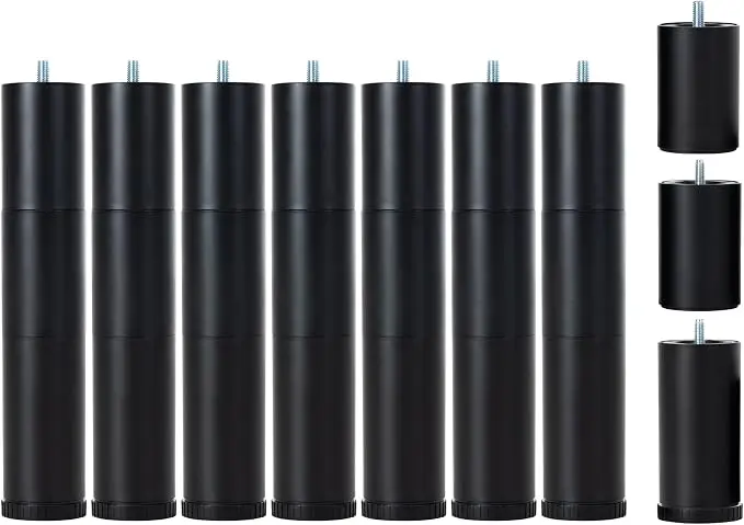 Adjustable Bed Legs for Adjustable Bed Base Frame, Screw in Bed Feet