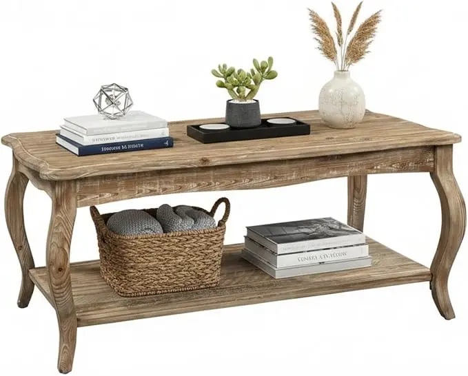 Alaterre Furniture Austerity 42-Inch Rustic Coffee Table