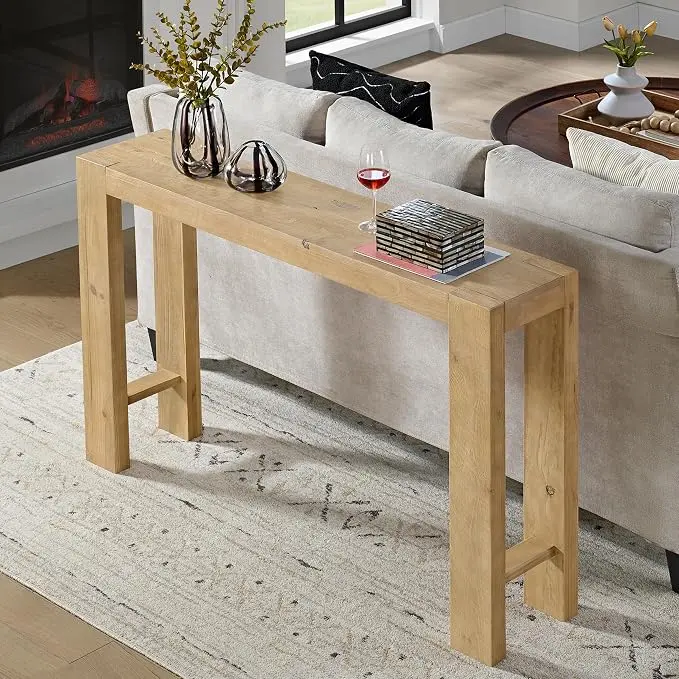 Alaterre Furniture Classic Solid Wood Console Table