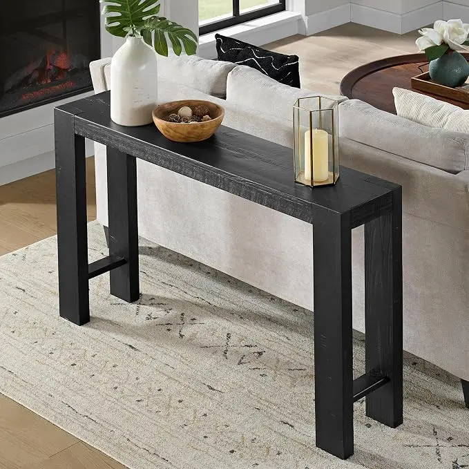 Alaterre Furniture Classic Solid Wood Console Table
