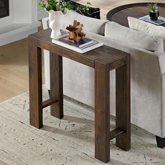 Alaterre Furniture Classic Solid Wood Console Table