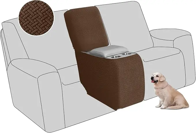 ALIECOM Recliner Sectional Couch Covers L Shape Stretch Corner Reclining