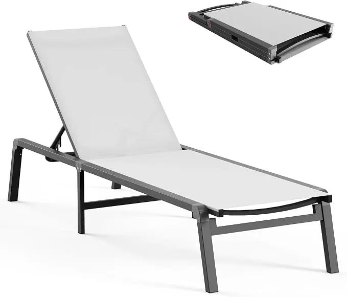 Aluminum Chaise Lounge Ourdoor