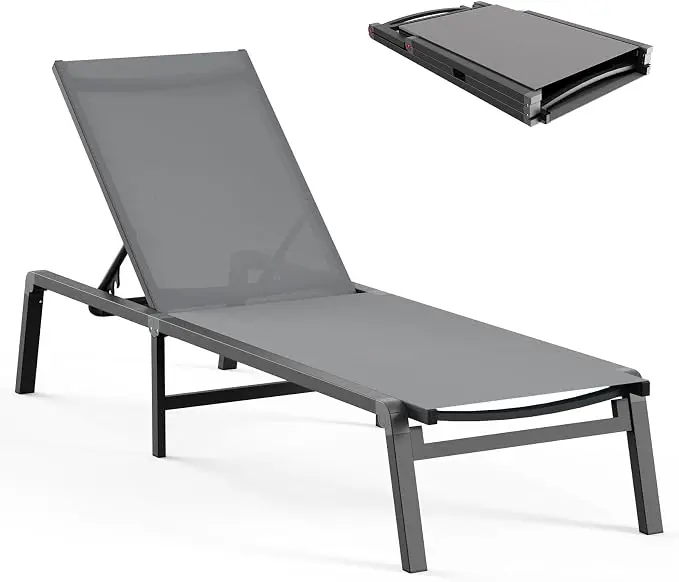 Aluminum Chaise Lounge Ourdoor