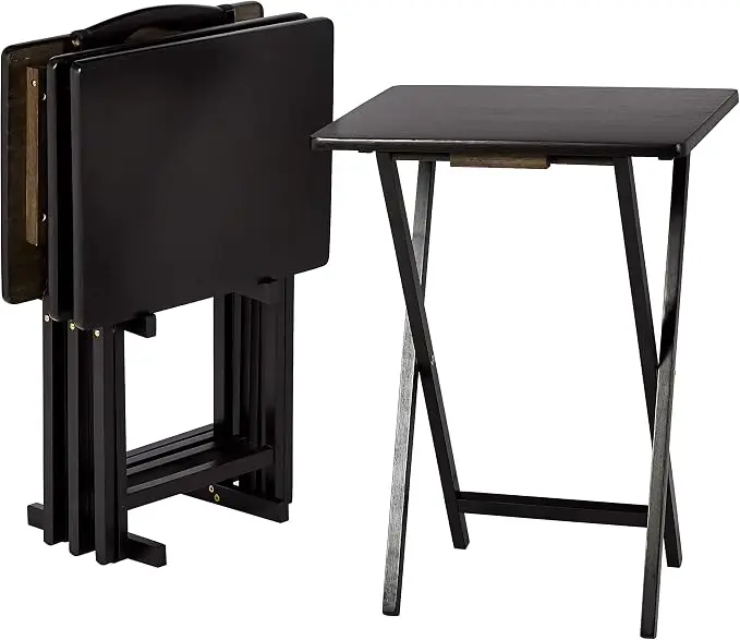 Amazon Basics Portable Foldable TV Tray Table