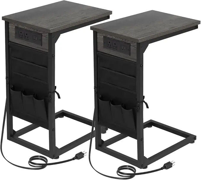 AMHANCIBLE C Shaped End Table