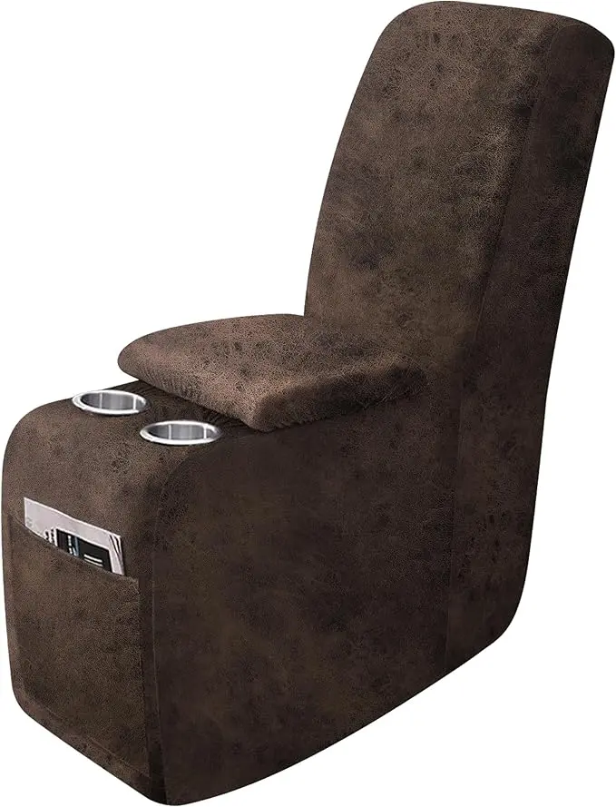 ANARACHON Leather Look Recliner Console Cover