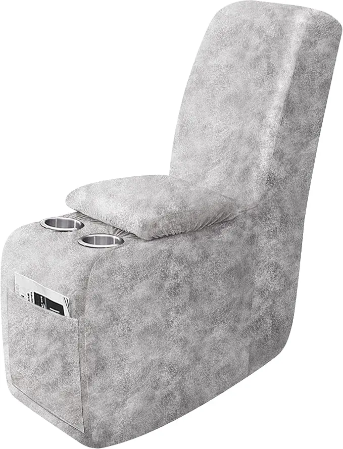 ANARACHON Leather Look Recliner Console Cover