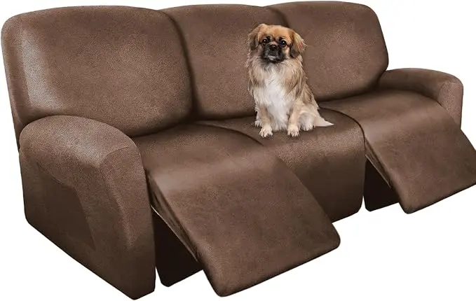 ANARACHON Recliner Couch Cover Leather Look Recliner Sofa Covers