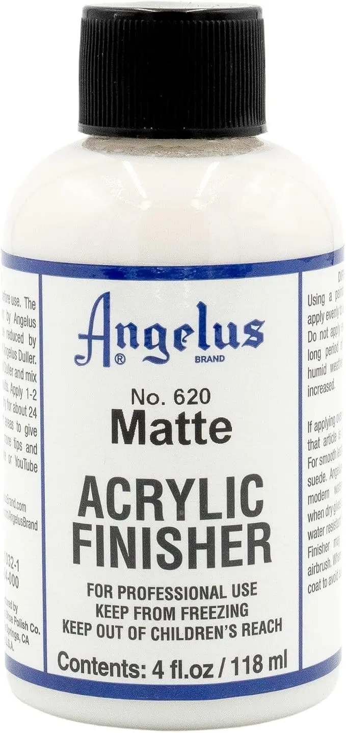 Angelus Matte Acrylic Finisher 4 fl oz – Flexible Clear Coat