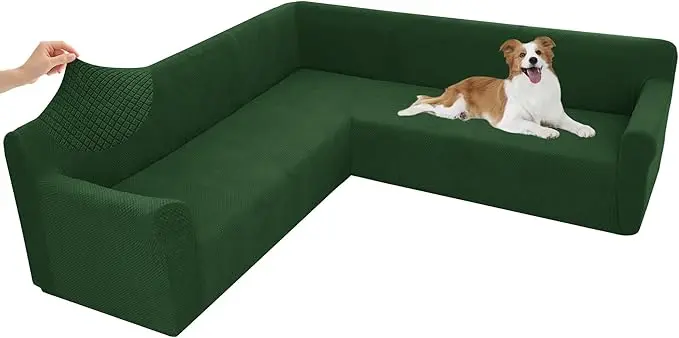 Arfntevss Stretch Sectional Couch Covers L Shaped Corner Sectional Sofa Cover
