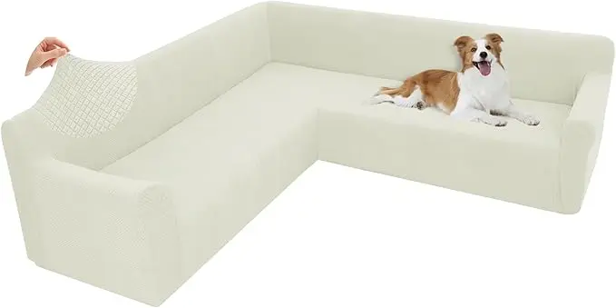 Arfntevss Stretch Sectional Couch Covers L Shaped Corner Sectional Sofa Cover
