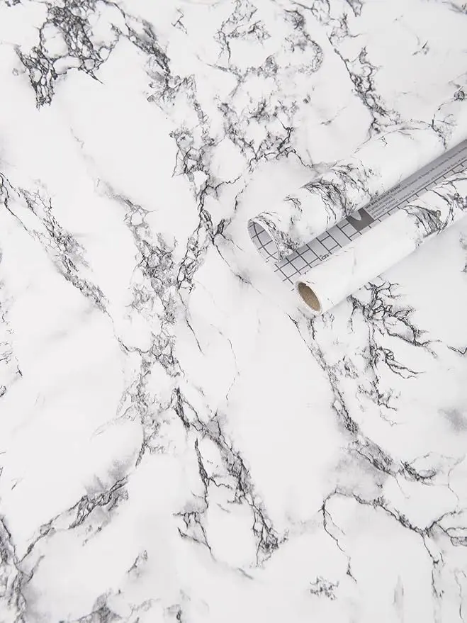 Art3d 17.3" x 120" Wall Panel Marble