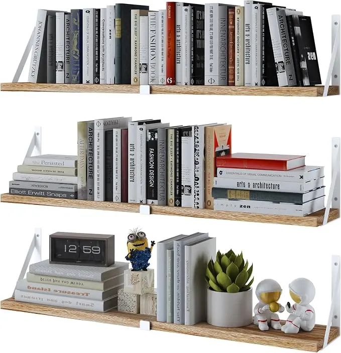 Austin yan Floating Bookshelf ,33inch, Wall Mounted Shelves