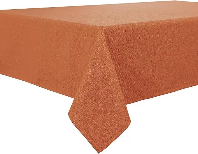 BALCONY & FALCON Rectangle Tablecloth Washable Wrinkle Resistant and Water