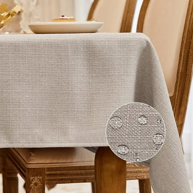 BALCONY & FALCON Rectangle Tablecloth,Washable Wrinkle Resistant and Water