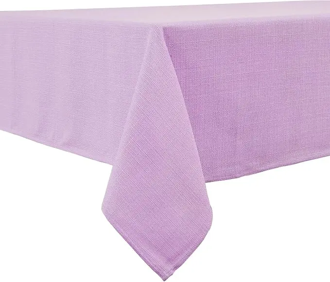 BALCONY & FALCON Rectangle Tablecloth Washable Wrinkle Resistant and Water